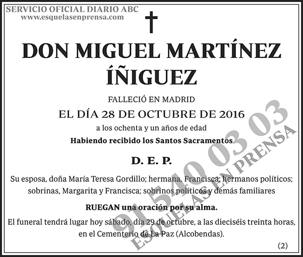 Miguel Martínez Íñiguez
